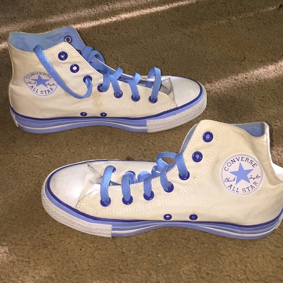 Converse | Shoes | Carolina Blue Converse | Poshmark